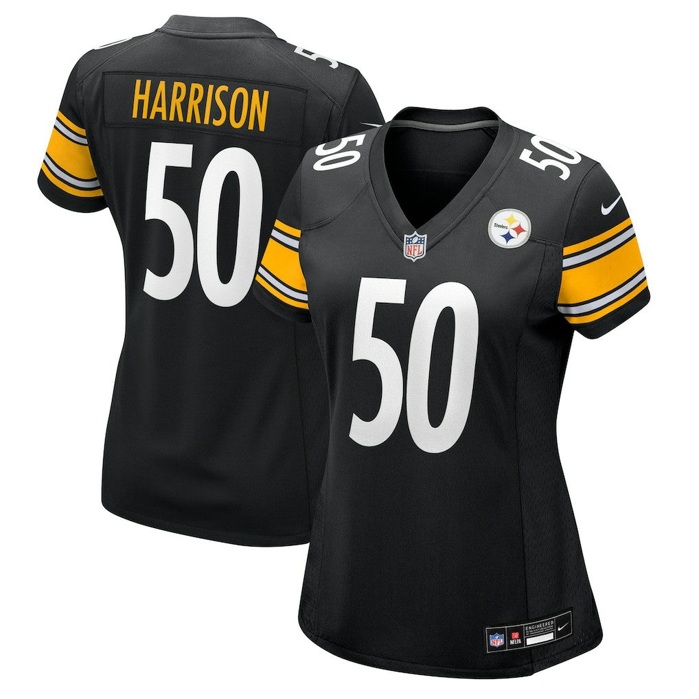 Malik Harrison  Women's Team Game Jersey - Pittsburgh Steelers