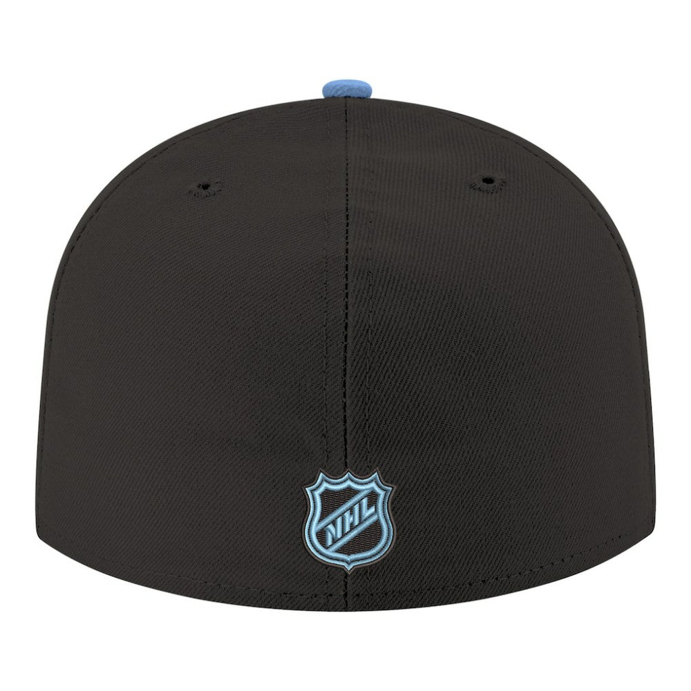 NHL Black Utah Mammoth New Era Core Logo Two-Tone 59FIFTY Fitted Hat