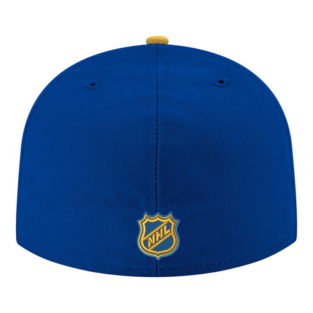 NHL Royal Buffalo Sabres New Era Core Logo Two-Tone 59FIFTY Fitted Hat