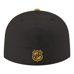 NHL Black Boston Bruins New Era Core Logo Two-Tone 59FIFTY Fitted Hat