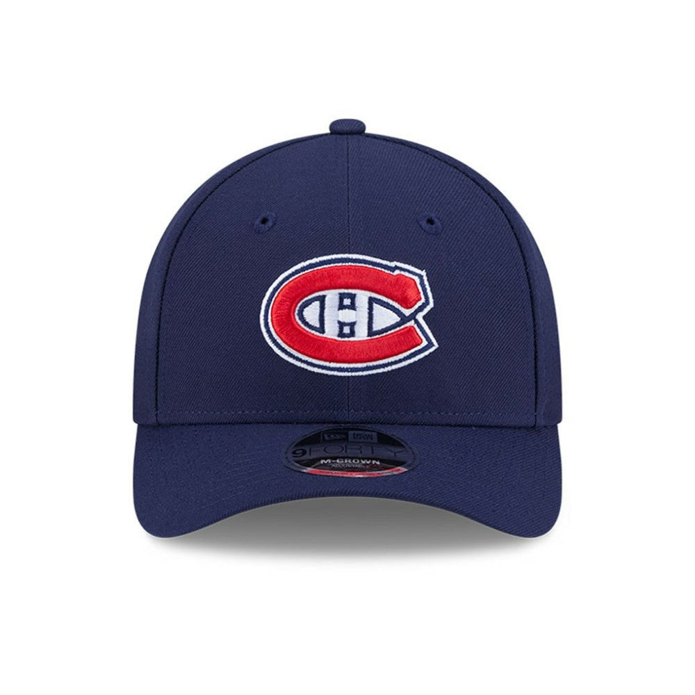 NHL Navy Montreal Canadiens New Era 9FORTY M-Crown Adjustable Hat