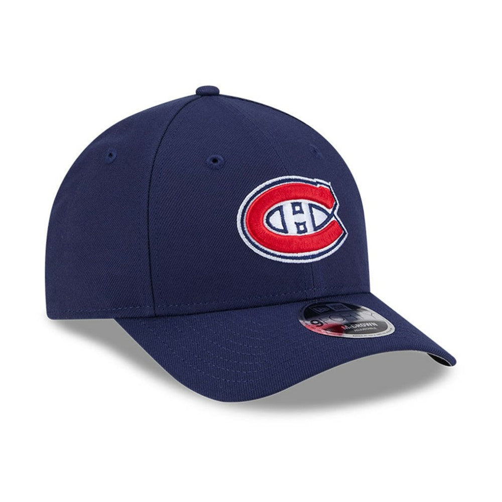 NHL Navy Montreal Canadiens New Era 9FORTY M-Crown Adjustable Hat