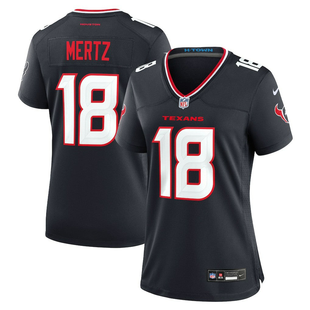 Graham Mertz  Women's Team Game Jersey - Houston Texans
