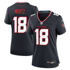 Graham Mertz  Women's Team Game Jersey - Houston Texans