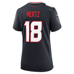 Graham Mertz  Women's Team Game Jersey - Houston Texans