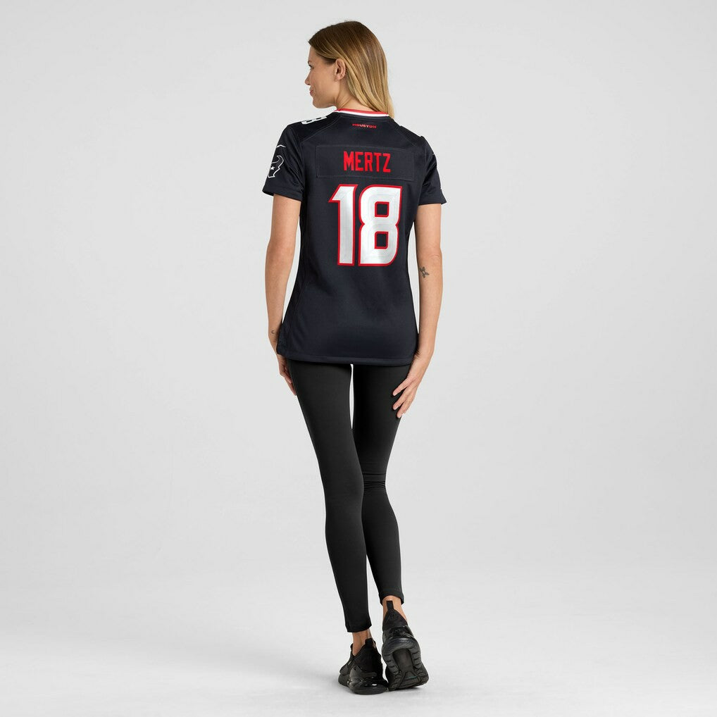 Graham Mertz  Women's Team Game Jersey - Houston Texans