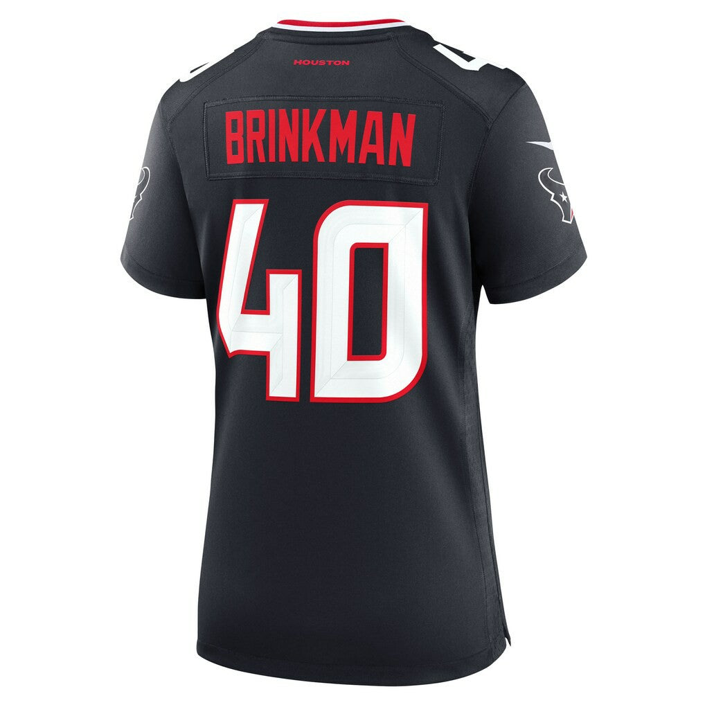 Austin Brinkman  Women's Team Game Jersey - Houston Texans