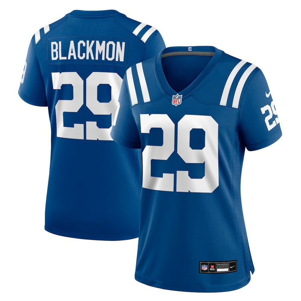 Mekhi Blackmon  Women's Team Game Jersey - Indianapolis Colts