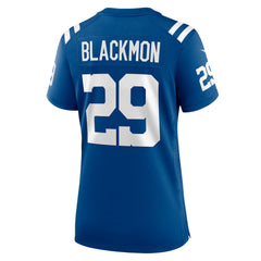 Mekhi Blackmon  Women's Team Game Jersey - Indianapolis Colts