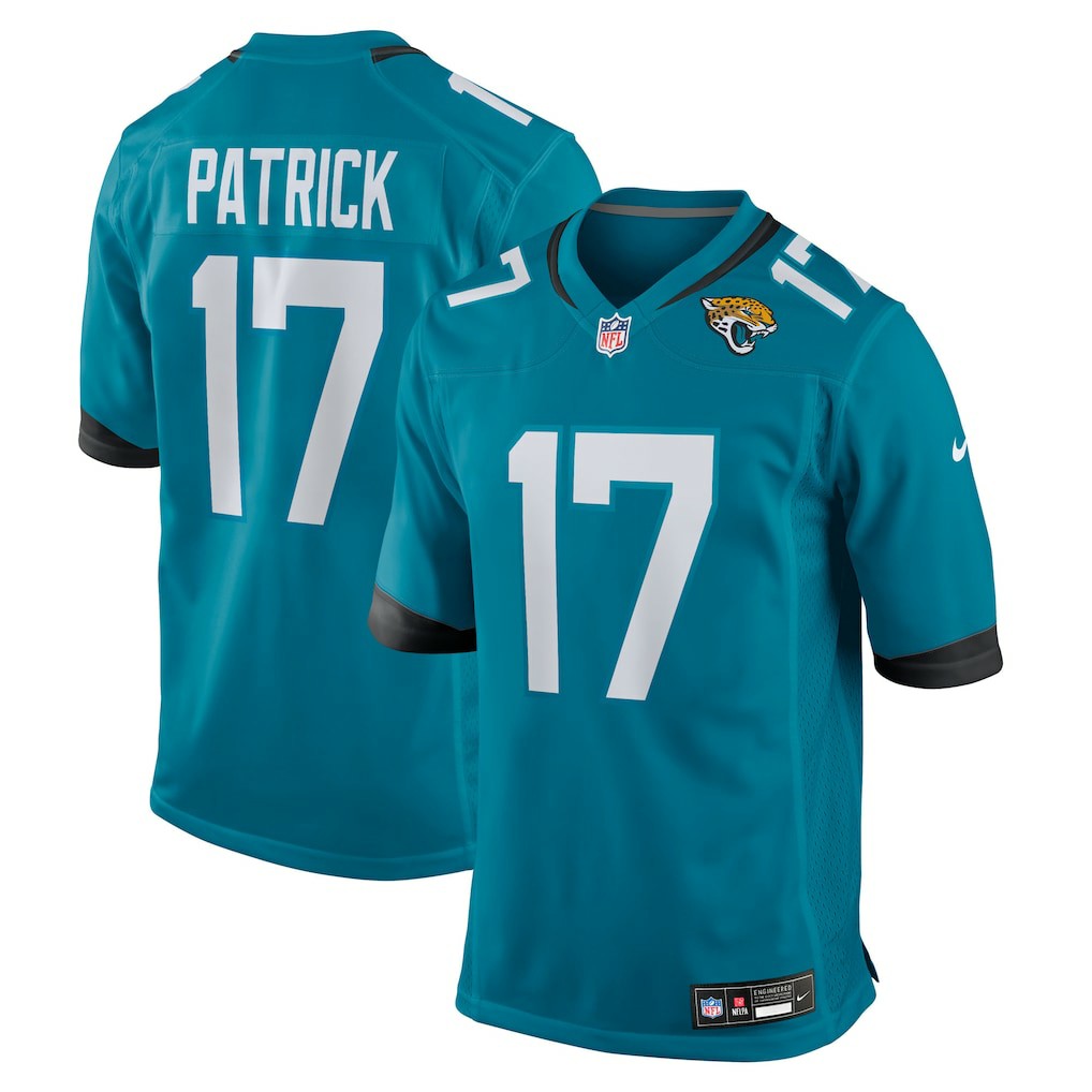 Tim Patrick  Team Game Jersey - Jacksonville Jaguars