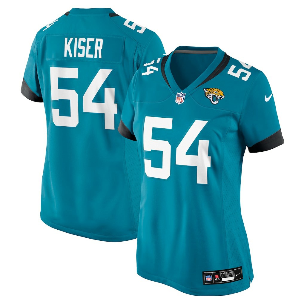 Jack Kiser  Women's Team Game Jersey - Jacksonville Jaguars