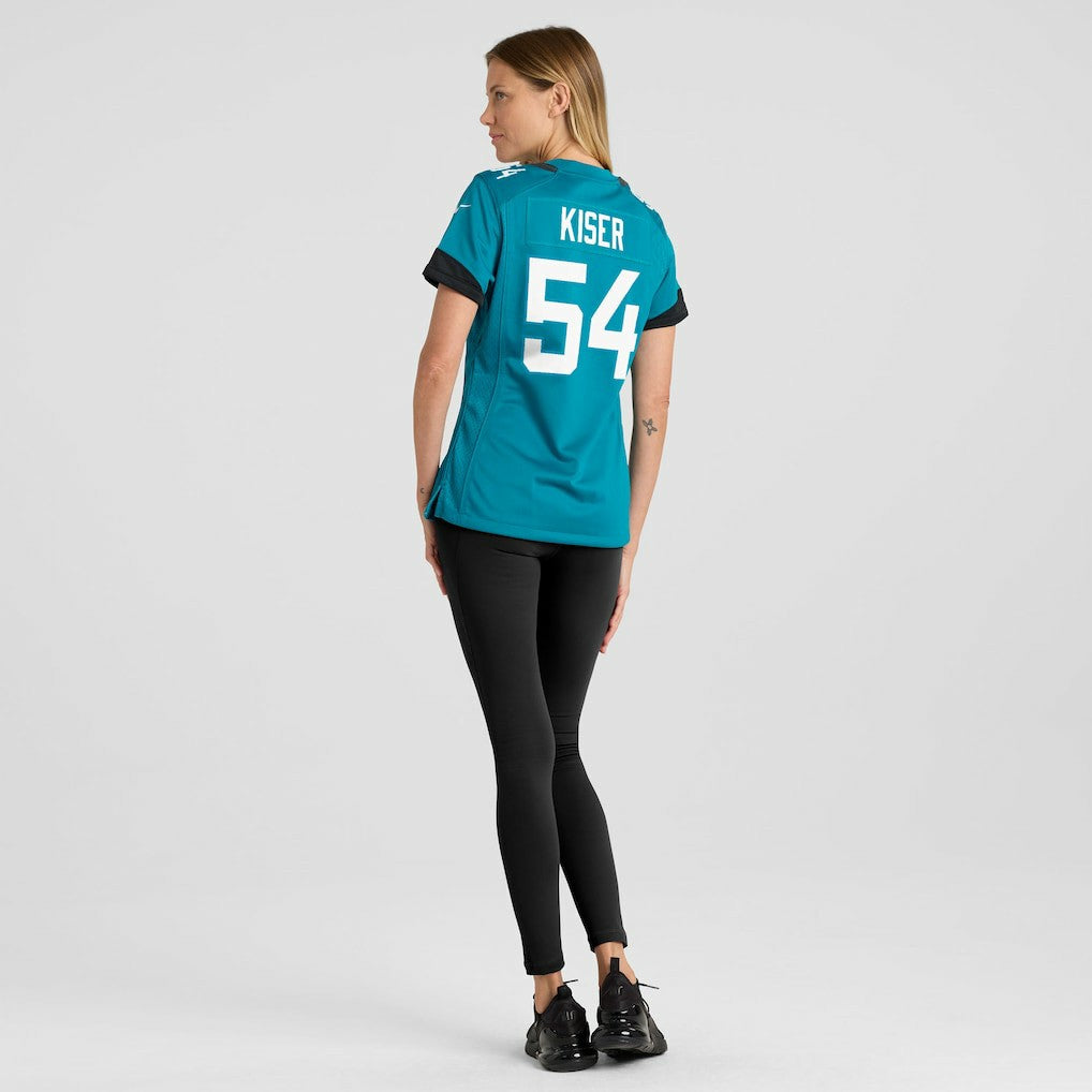 Jack Kiser  Women's Team Game Jersey - Jacksonville Jaguars