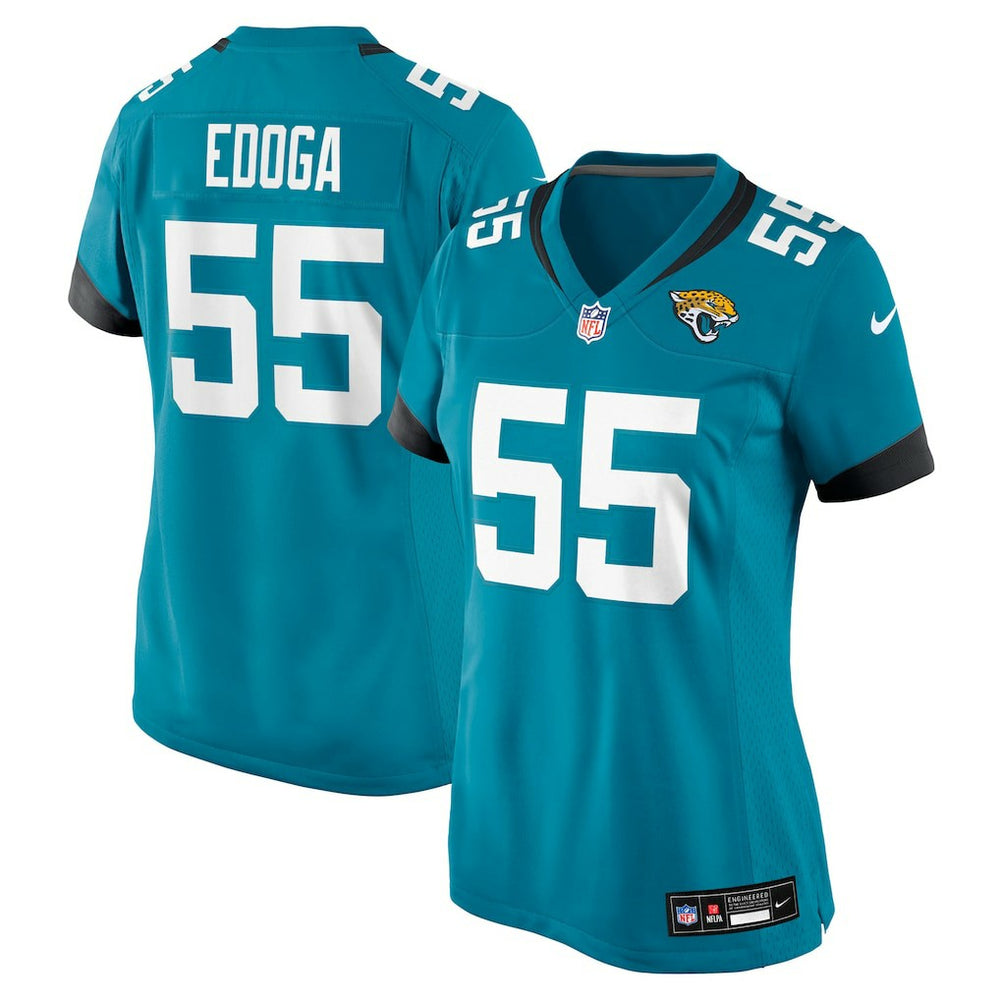 Chuma Edoga  Women's Team Game Jersey - Jacksonville Jaguars
