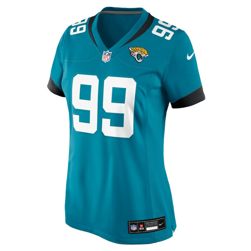 Austin Johnson  Women's Team Game Jersey - Jacksonville Jaguars
