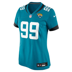 Austin Johnson  Women's Team Game Jersey - Jacksonville Jaguars