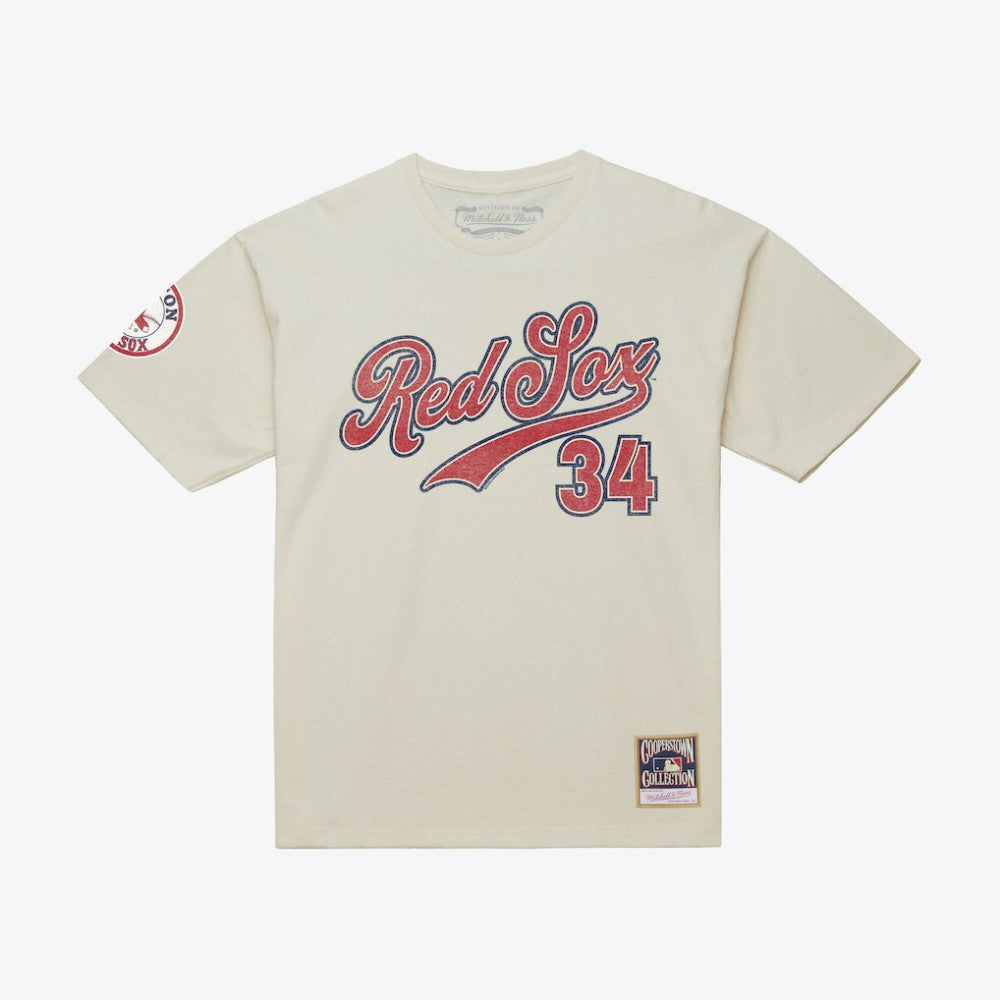 MLB David Ortiz Boston Red Sox Mitchell & Ness Cooperstown Collection Throwback Name & Number T-Shirt