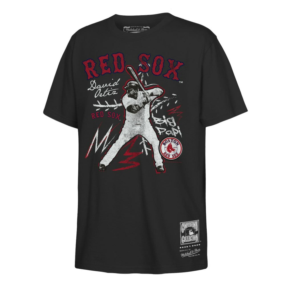 MLB David Ortiz Boston Red Sox Mitchell & Ness Youth Chalked Up Player T-Shirt