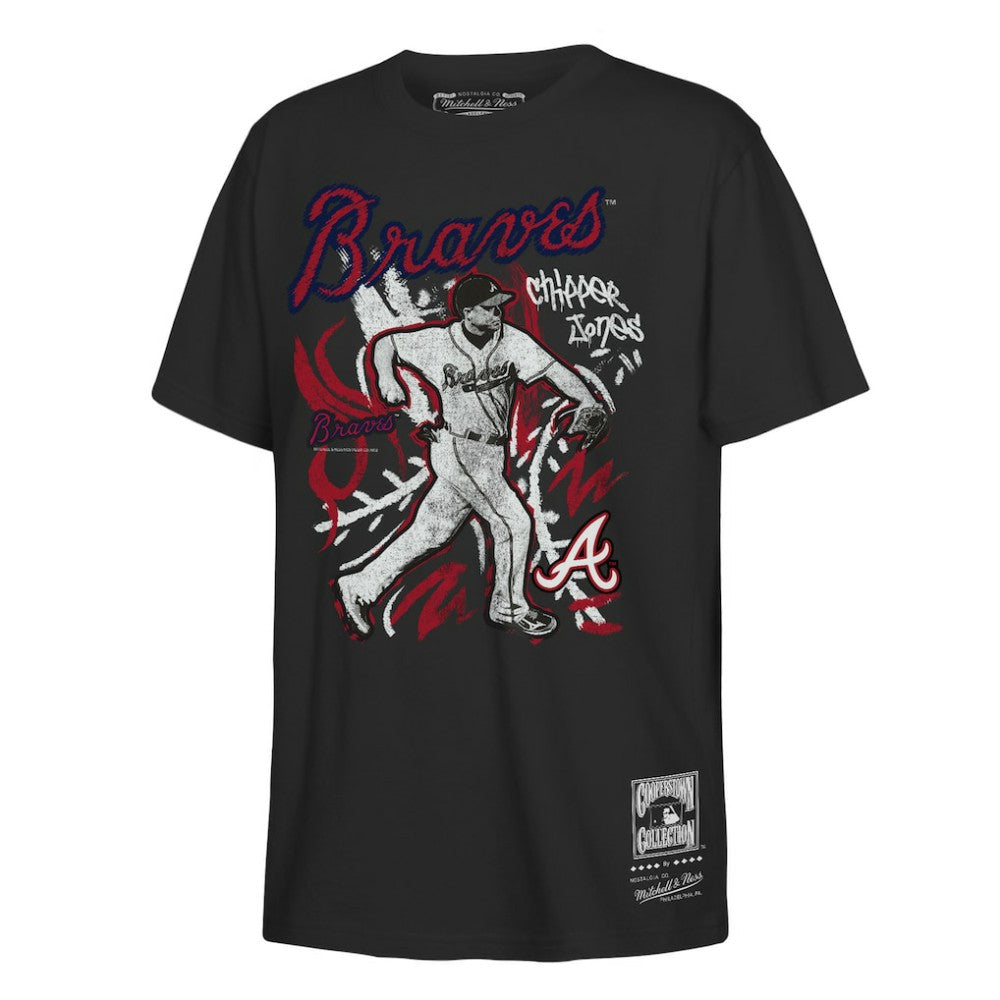 MLB Chipper Jones Atlanta Braves Mitchell & Ness Youth Chalked Up Player T-Shirt