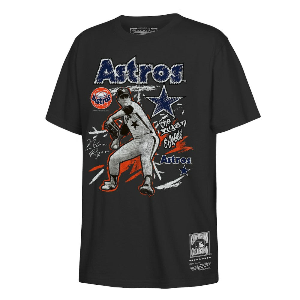 MLB Nolan Ryan Houston Astros Mitchell & Ness Youth Chalked Up Player T-Shirt