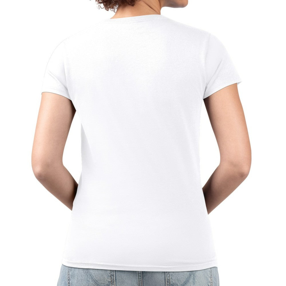 MLB Baltimore Orioles G-III 4Her by Carl Banks Women's Metallic Drop Lightweight V-Neck T-Shirt