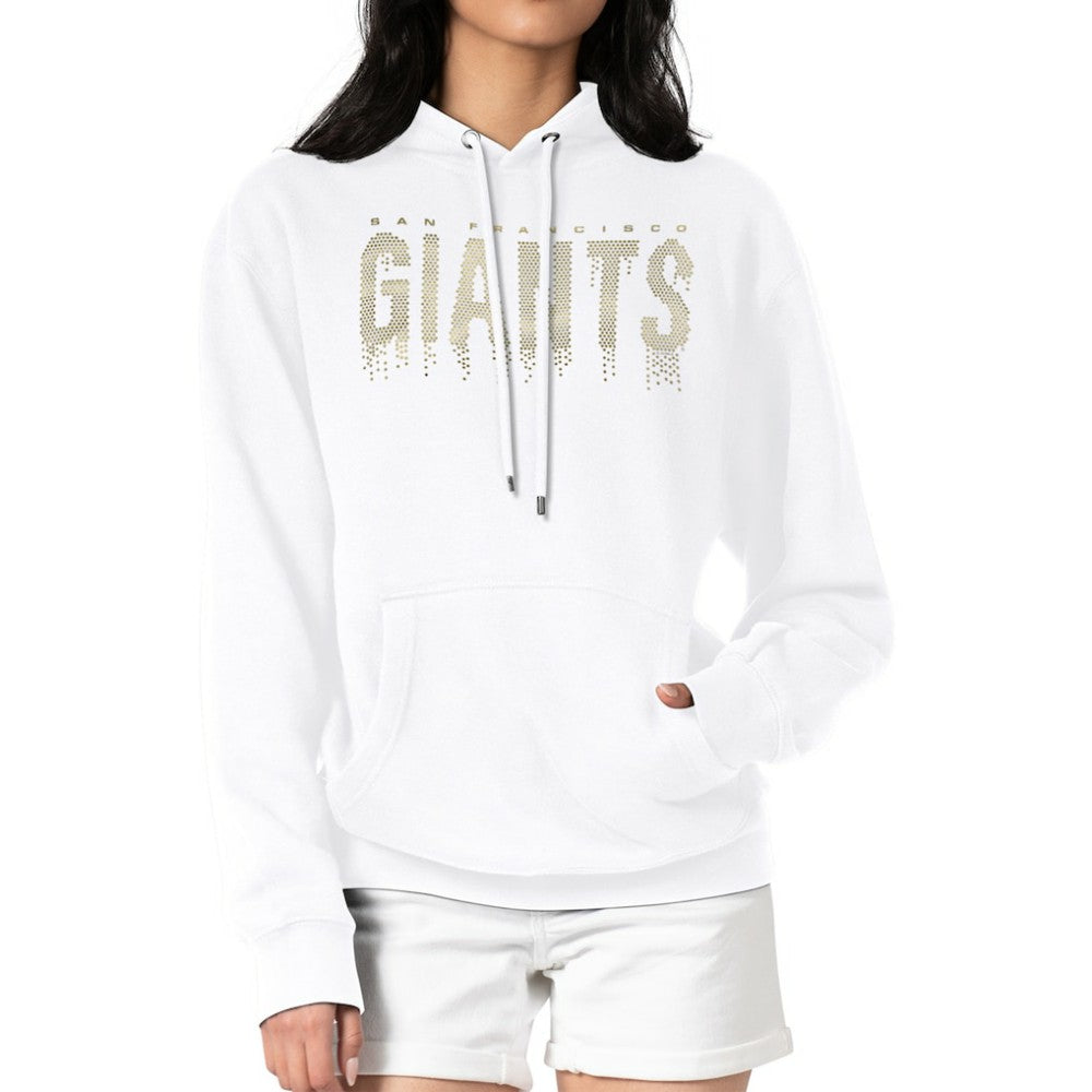 MLB San Francisco Giants G-III 4Her by Carl Banks Women's Metallic Drop Fleece Hoodie