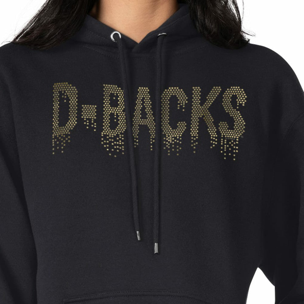 MLB Arizona Diamondbacks G-III 4Her by Carl Banks Women's Metallic Drop Fleece Hoodie
