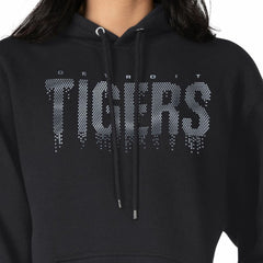 MLB Detroit Tigers G-III 4Her by Carl Banks Women's Metallic Drop Fleece Hoodie