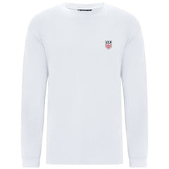USMNT Levelwear Luxe Signature Long Sleeve T-Shirt -  White