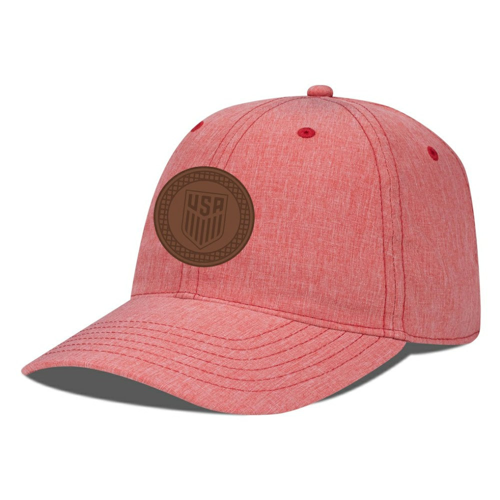 USMNT Levelwear Idol Periscope Adjustable Hat -  Heather Red