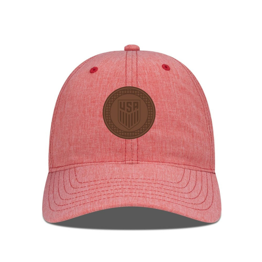 USMNT Levelwear Idol Periscope Adjustable Hat -  Heather Red