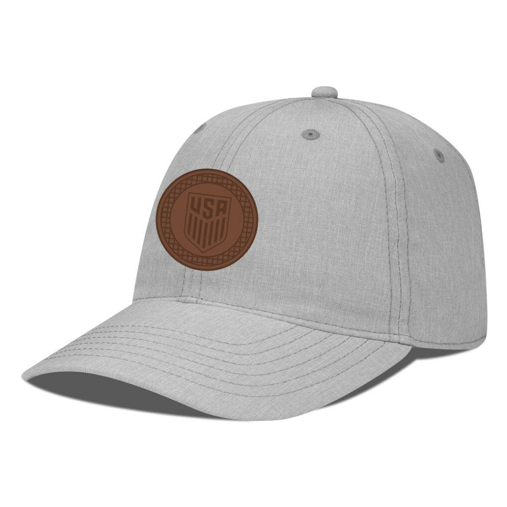 USMNT Levelwear Idol Periscope Stretch-Snap Adjustable Hat -  Heather Gray