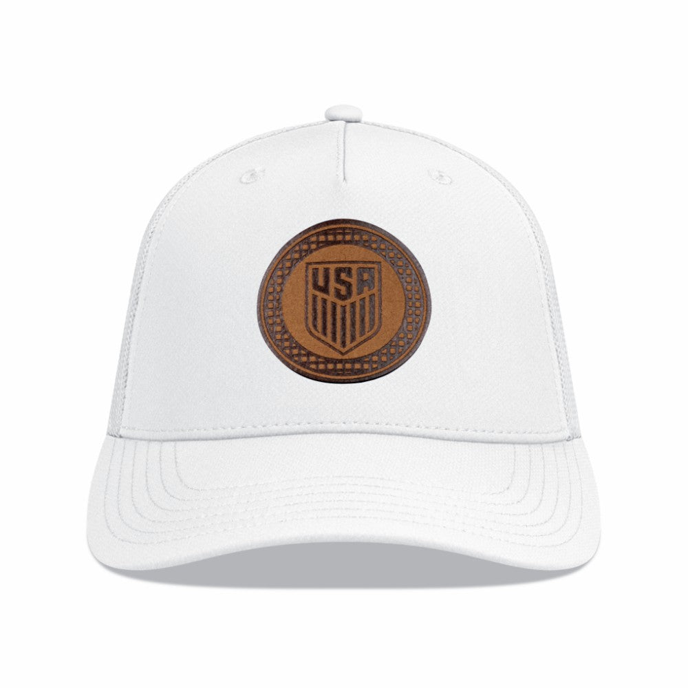 USMNT Levelwear Signal Periscope Adjustable Trucker Hat -  White