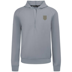 USMNT Levelwear Technic Tri-Blend Quarter-Zip Hoodie -  Gray