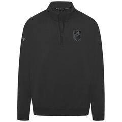 USMNT Levelwear Murray Quarter-Zip Sweatshirt -  Black