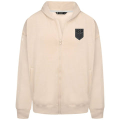 USMNT Levelwear Oversized Uphill Full-Zip Hoodie -  Khaki