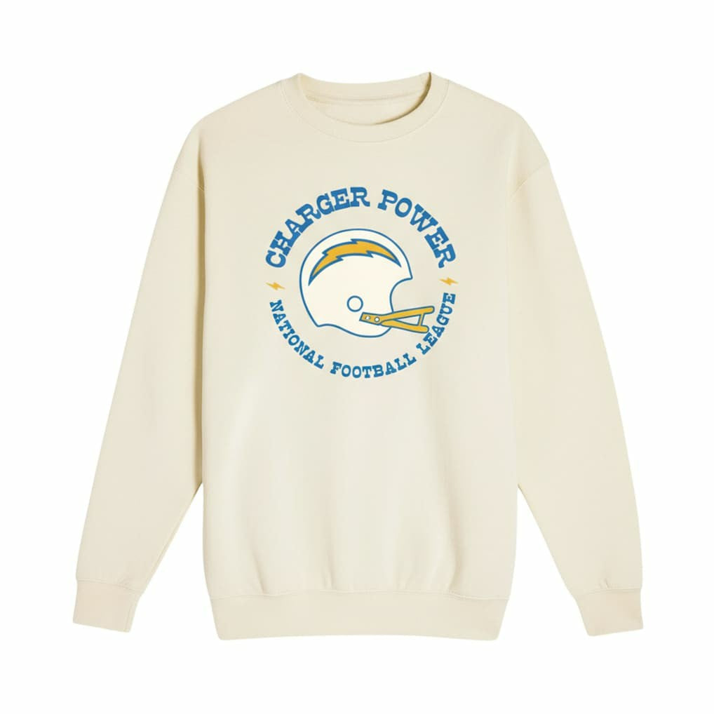 The Wild Collective Unisex Charger Power Fleece Sweatshirt - Los Angeles Chargers