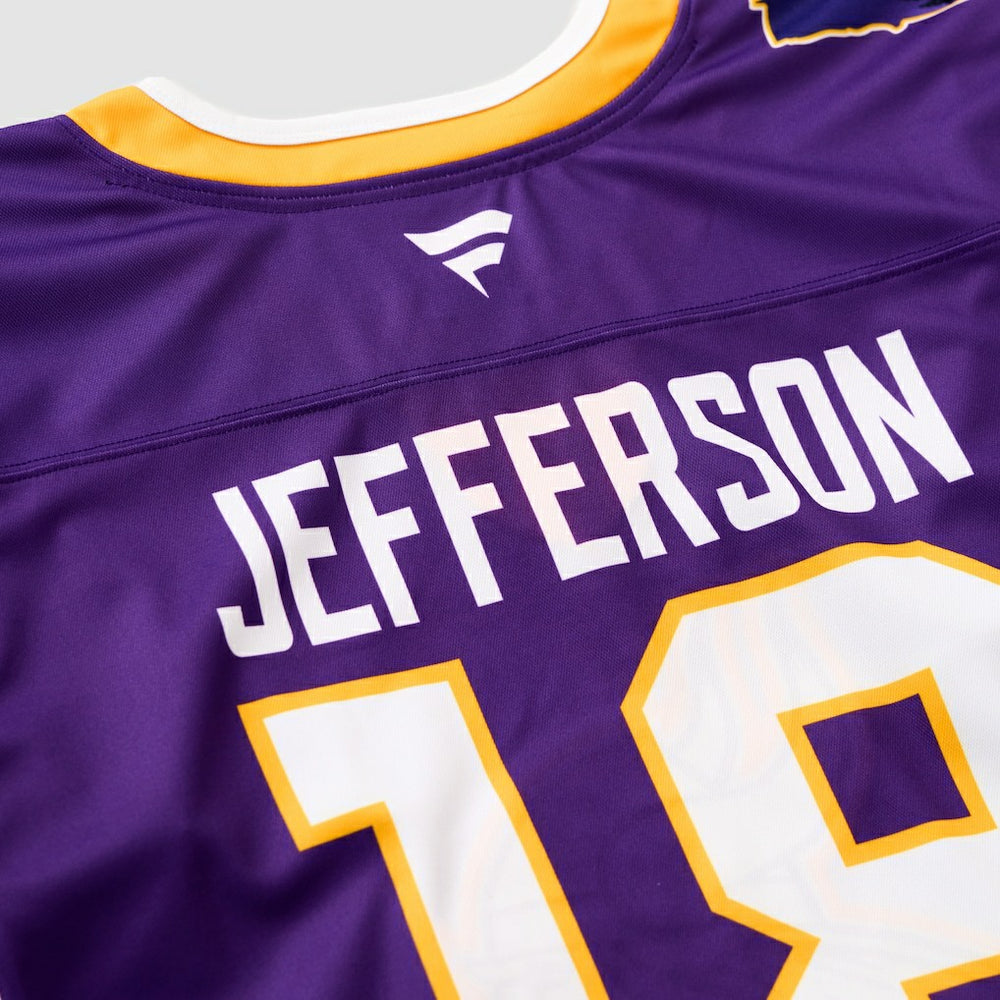 Justin Jefferson  Hockey Jersey - Minnesota Vikings