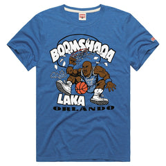 NBA Shaquille O'Neal Orlando Magic Homage Unisex Boomshaqalaka Tri-Blend T-Shirt