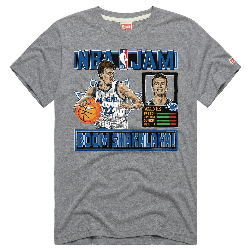 NBA Franz Wagner Orlando Magic Homage Unisex NBA Jam Tri-Blend T-Shirt