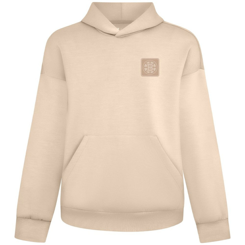 NHL Khaki Boston Bruins Levelwear Unisex Tri-Blend Luxe Signature Hoodie