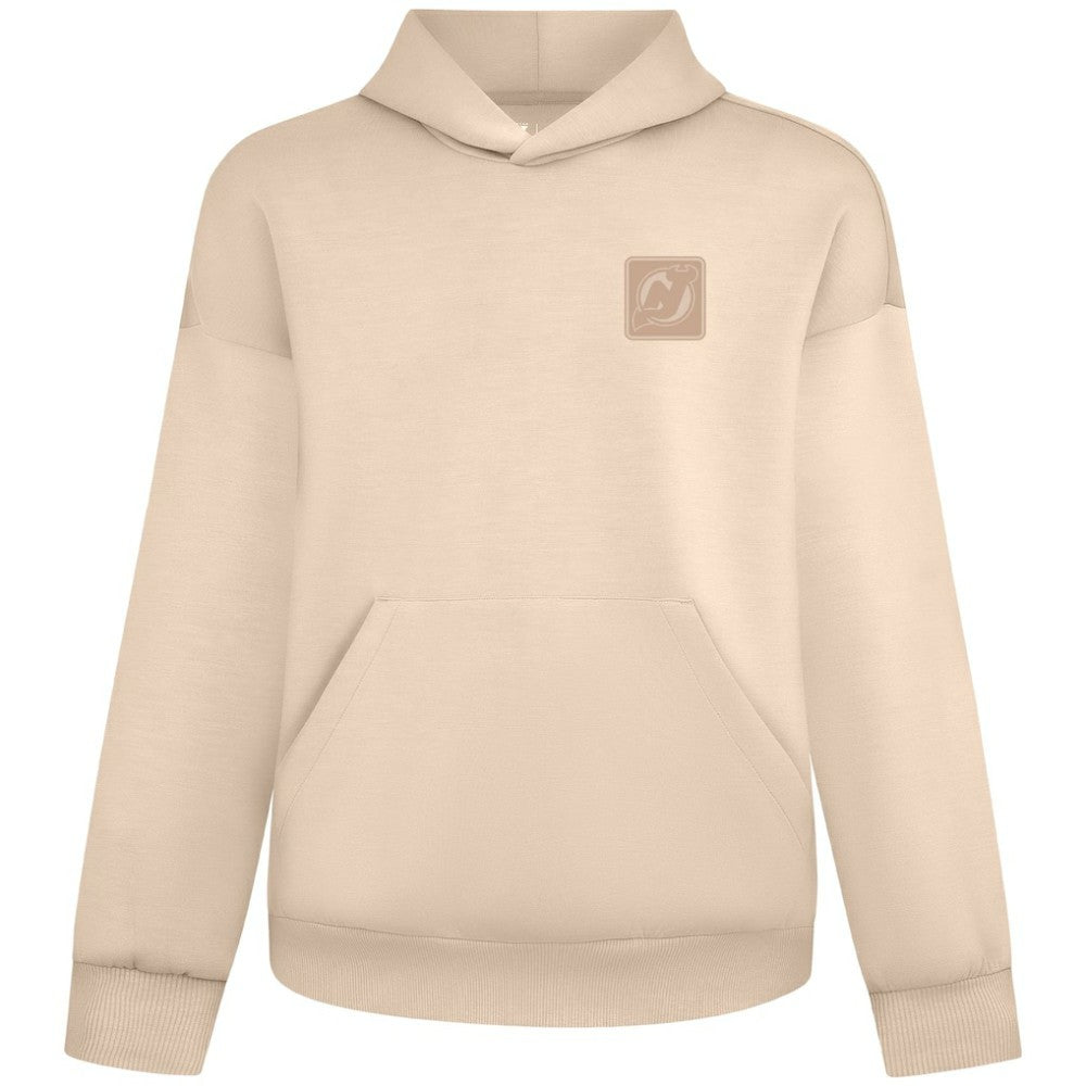 NHL Khaki New Jersey Devils Levelwear Unisex Tri-Blend Luxe Signature Hoodie