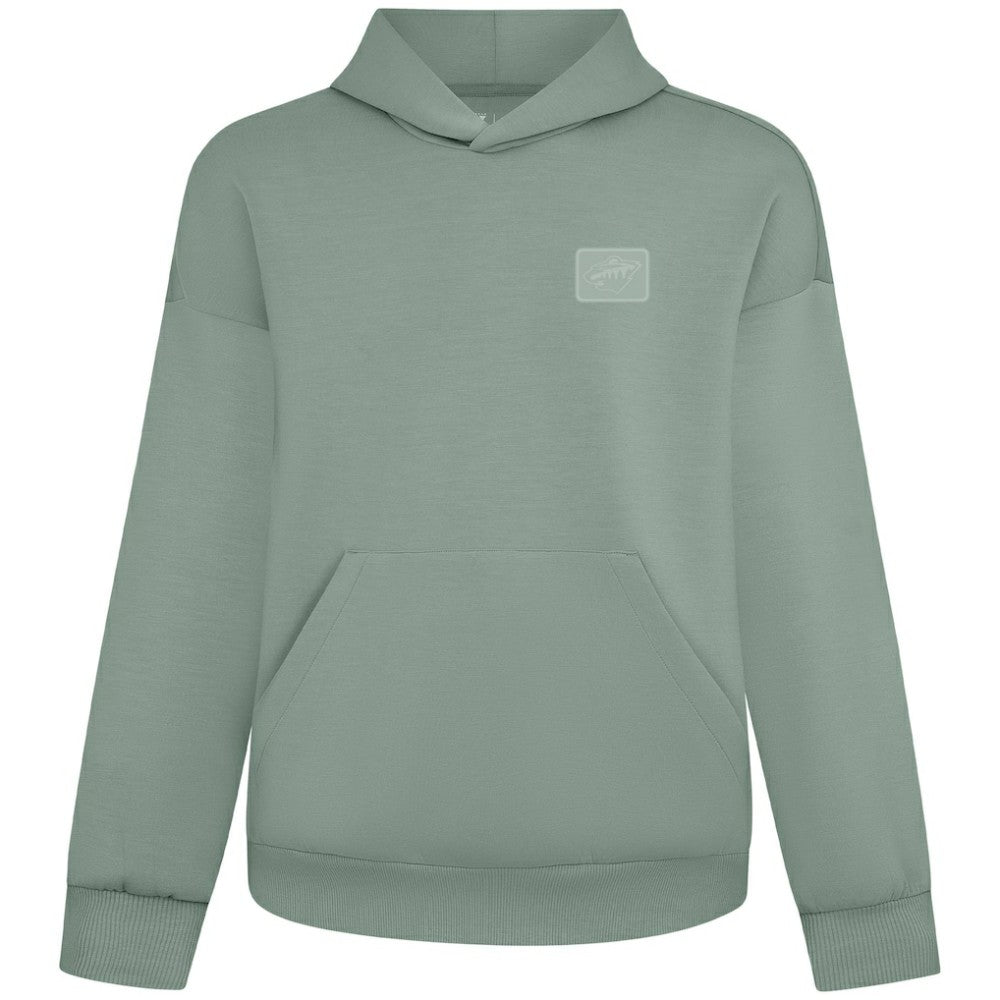 NHL Green Minnesota Wild Levelwear Unisex Tri-Blend Luxe Signature Hoodie