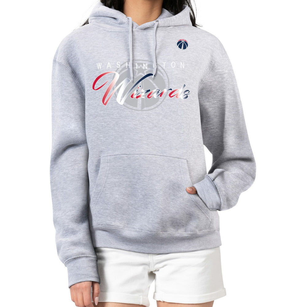NBA Washington Wizards G-III 4Her by Carl Banks Women's Shadow Logo Tri-Blend Fleece Hoodie