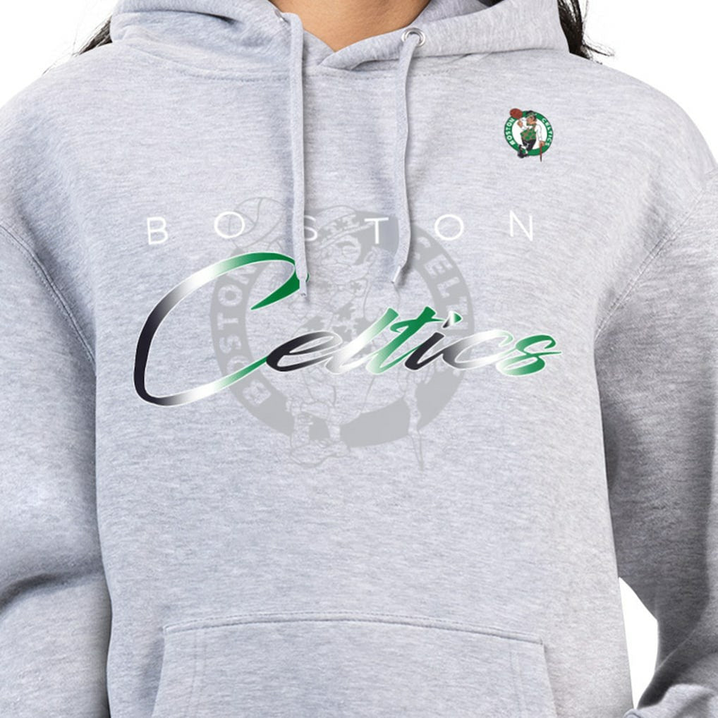 NBA Boston Celtics G-III 4Her by Carl Banks Women's Shadow Logo Tri-Blend Fleece Hoodie