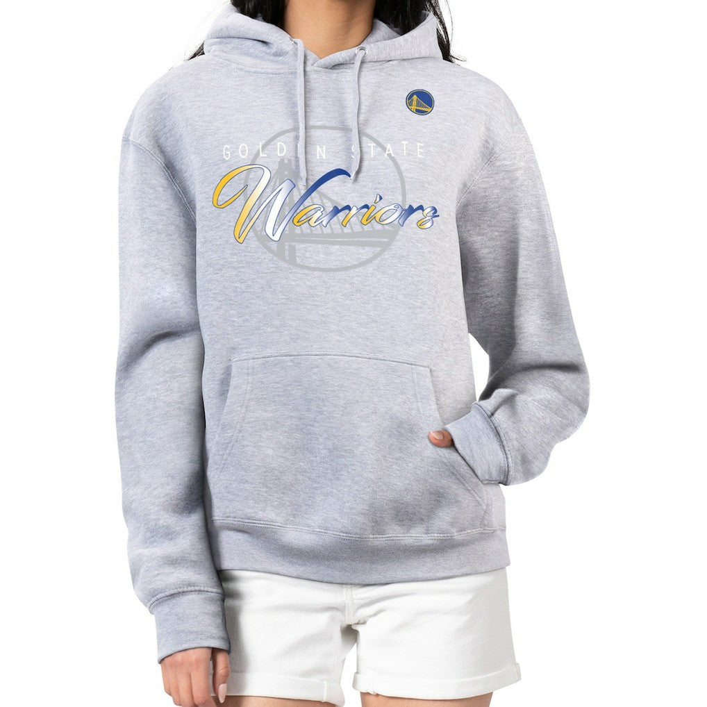 NBA Golden State Warriors G-III 4Her by Carl Banks Women's Shadow Logo Tri-Blend Fleece Hoodie sale