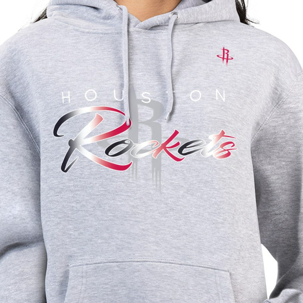 NBA Houston Rockets G-III 4Her by Carl Banks Women's Shadow Logo Tri-Blend Fleece Hoodie sale