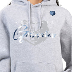 NBA Memphis Grizzlies G-III 4Her by Carl Banks Women's Shadow Logo Tri-Blend Fleece Hoodie