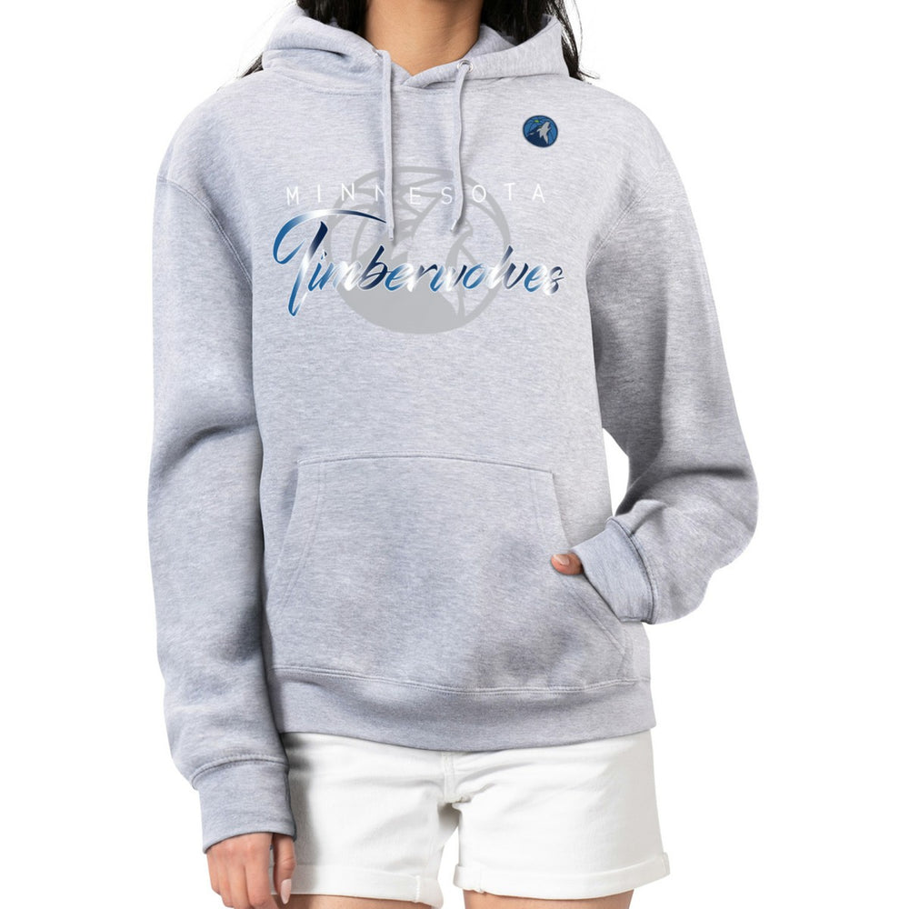 NBA Minnesota Timberwolves G-III 4Her by Carl Banks Women's Shadow Logo Tri-Blend Fleece Hoodie