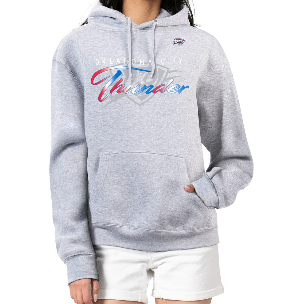 NBA Oklahoma City Thunder G-III 4Her by Carl Banks Women's Shadow Logo Tri-Blend Fleece Hoodie