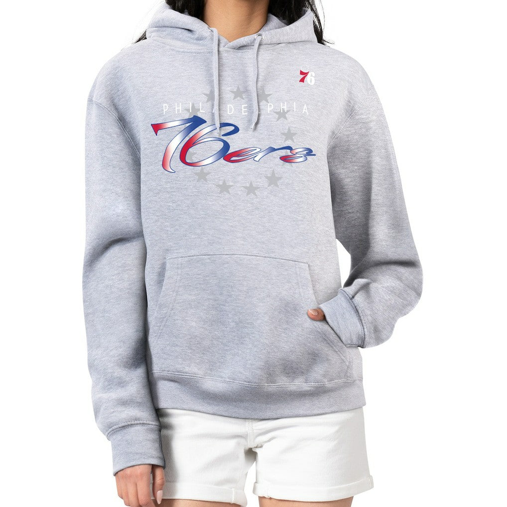 NBA Philadelphia 76ers G-III 4Her by Carl Banks Women's Shadow Logo Tri-Blend Fleece Hoodie